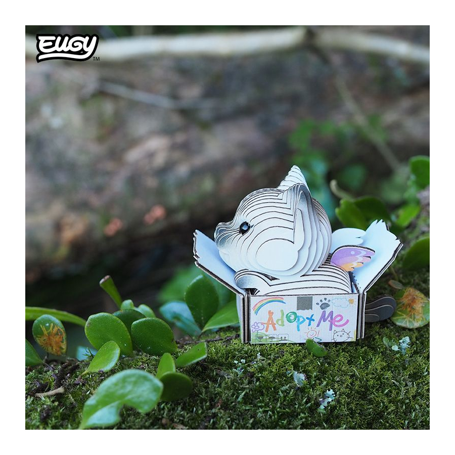 Chat Mocha Puzzle Eugy 3D | Animal à collectionner
