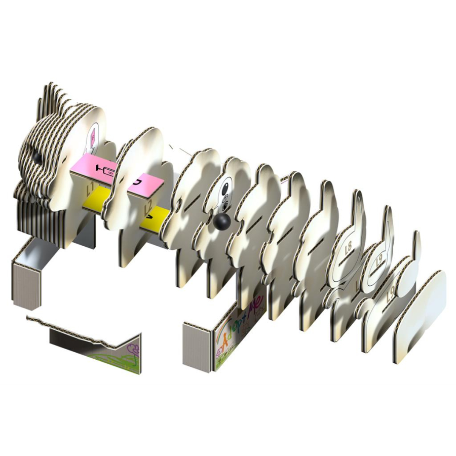 Chat Mocha Puzzle Eugy 3D | Animal à collectionner