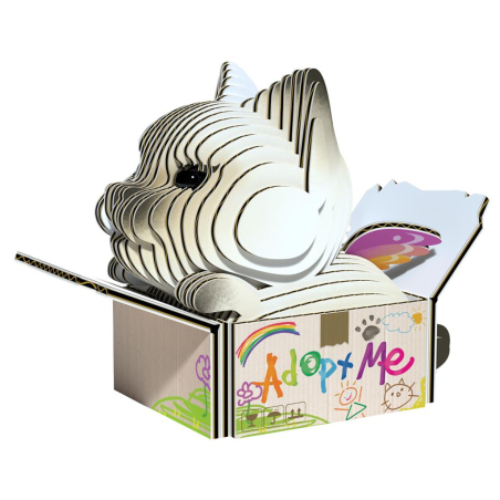 Chat Mocha Puzzle Eugy 3D | Animal à collectionner