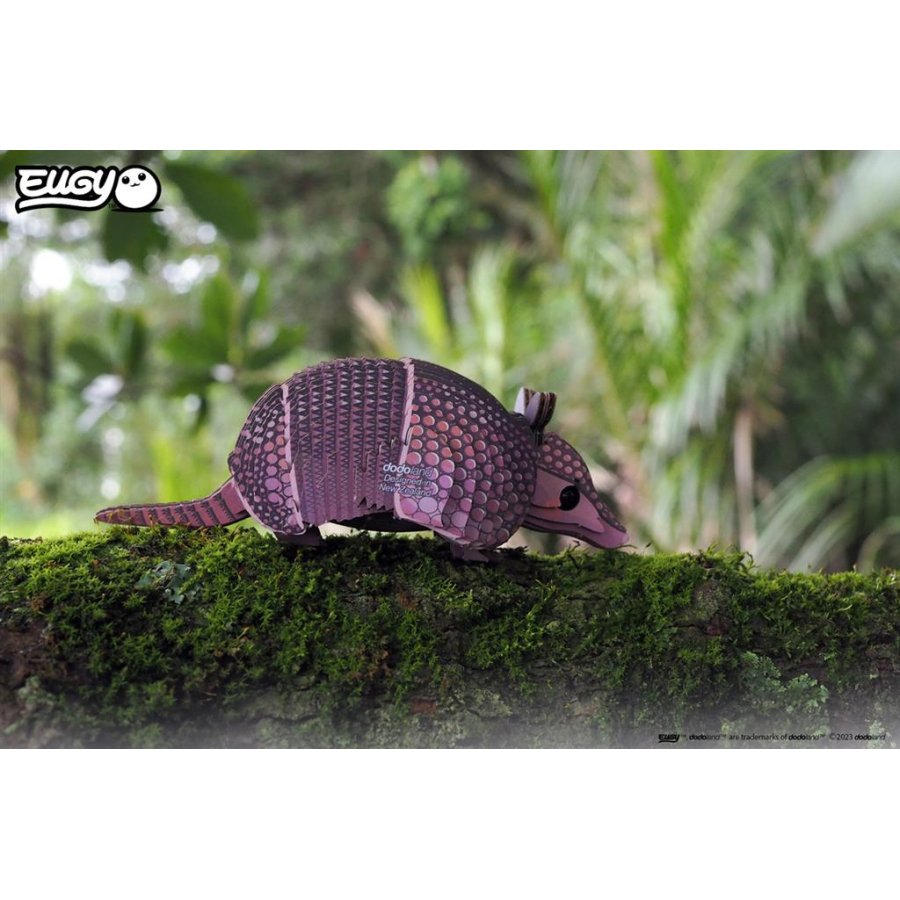 Tatou Puzzle Eugy 3D | Animal exotique à collectionner
