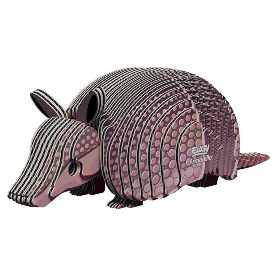Tatou Puzzle Eugy 3D | Animal exotique à collectionner