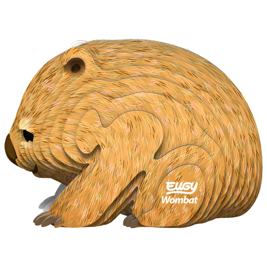 Wombat Puzzle Eugy 3D | Marsupial Australie collectionner