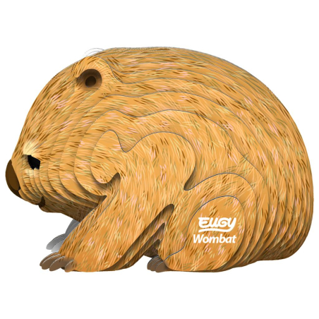 Wombat Puzzle Eugy 3D | Marsupial Australie collectionner