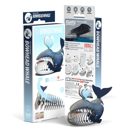 Baleine Boréale Puzzle Eugy 3D | Mammifère marin géant