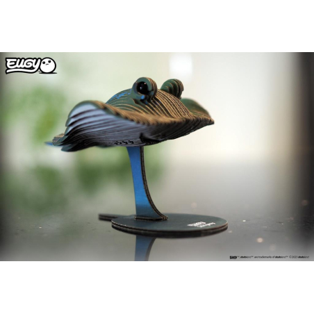 Raie Puzzle Eugy 3D | Poisson cartilagineux marin