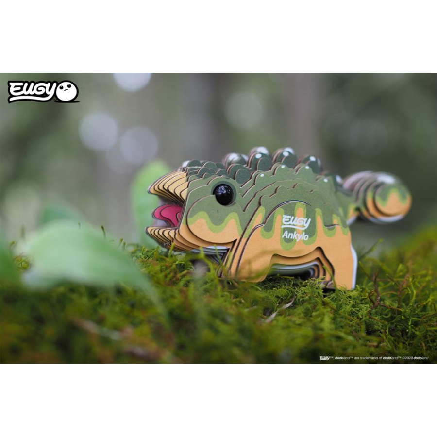Ankylosaure Puzzle Eugy 3D | Dinosaure blindé préhistoire