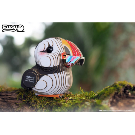 Macareux Puzzle Eugy 3D | Oiseau marin coloré arctique