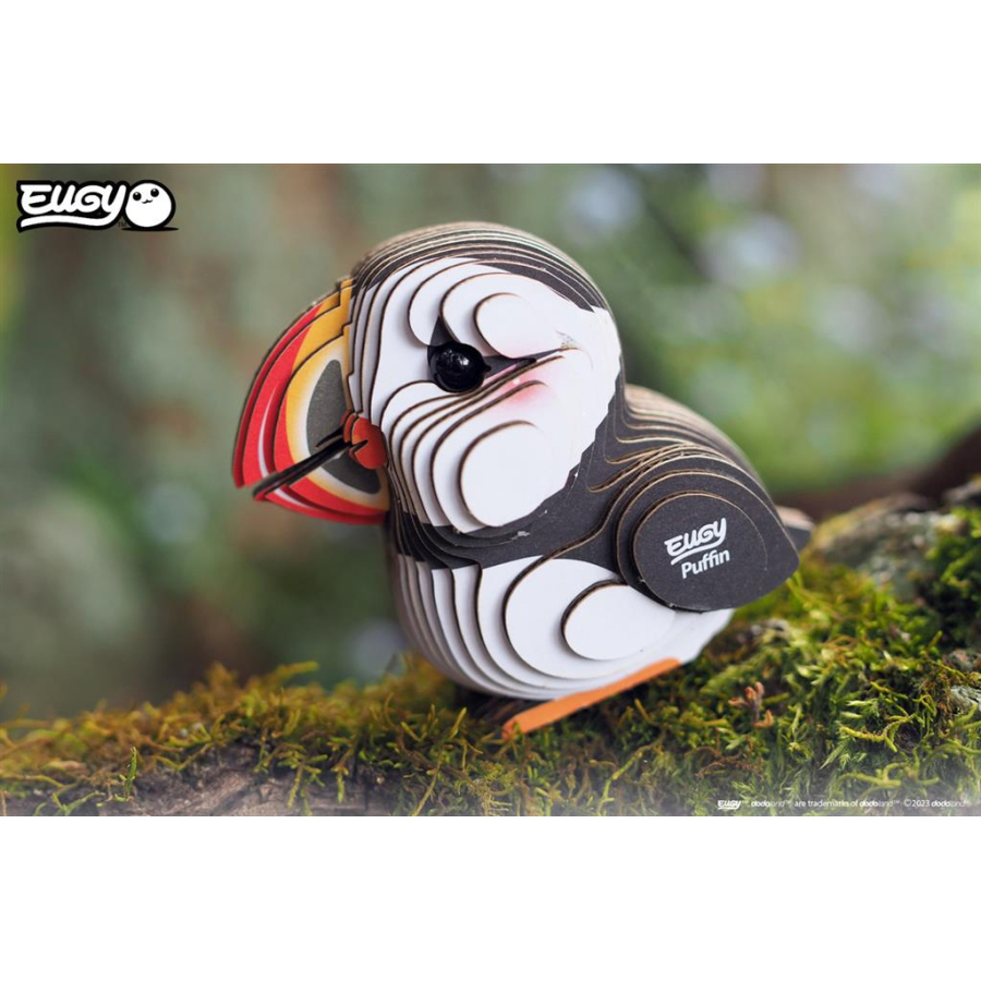 Macareux Puzzle Eugy 3D | Oiseau marin coloré arctique