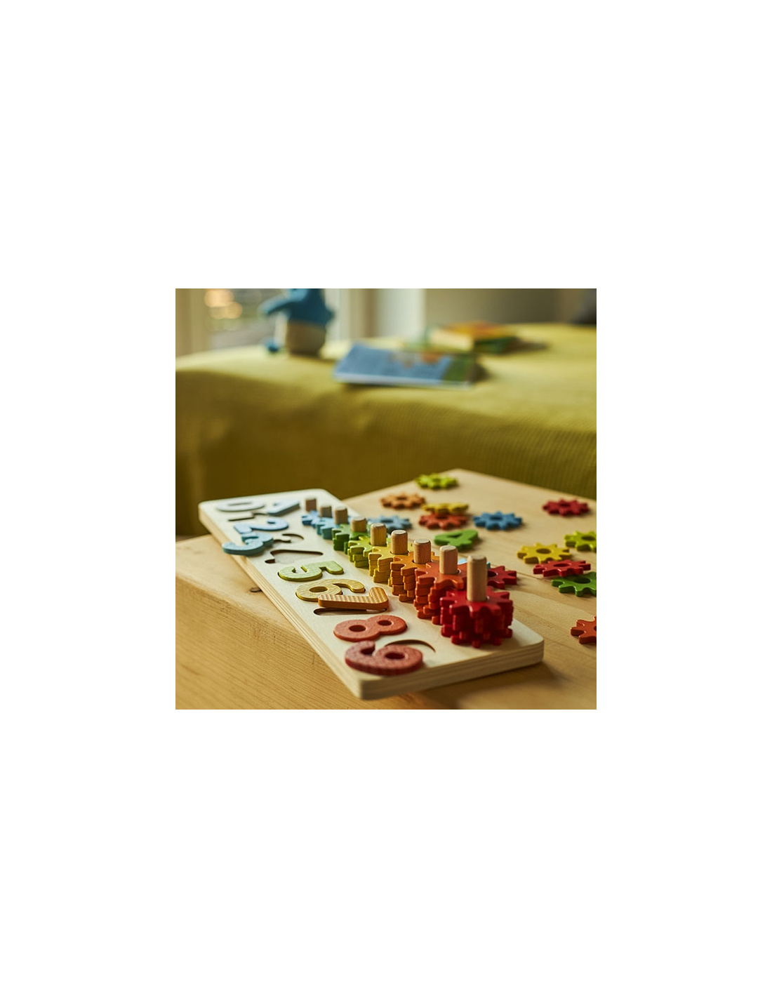 Tablette Montessori pour apprendre à compter - Jeu éducatif Tablette Montessori pour apprendre à compter - Jeu éducatif