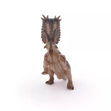 Pentacératops Papo 55076 - Figurine Dinosaure aux 5 Cornes du Crétacé | Cératopsien