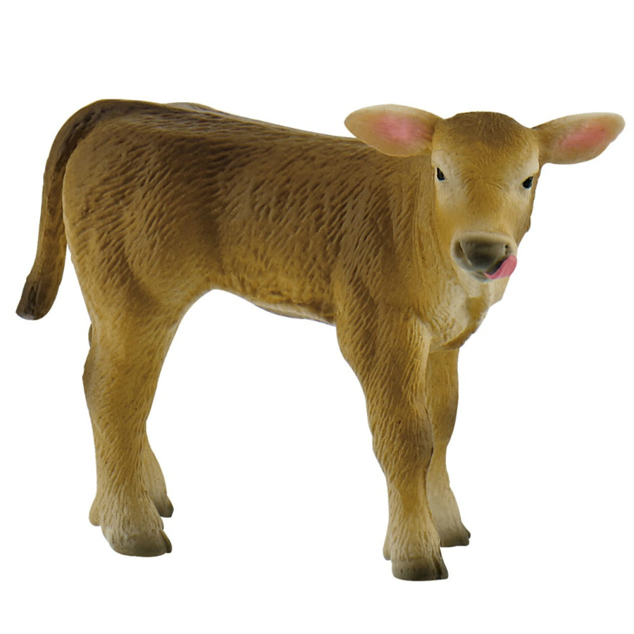 Figurine Veau Alpin Simple Bullyland - Jeune Bovin Montagnard