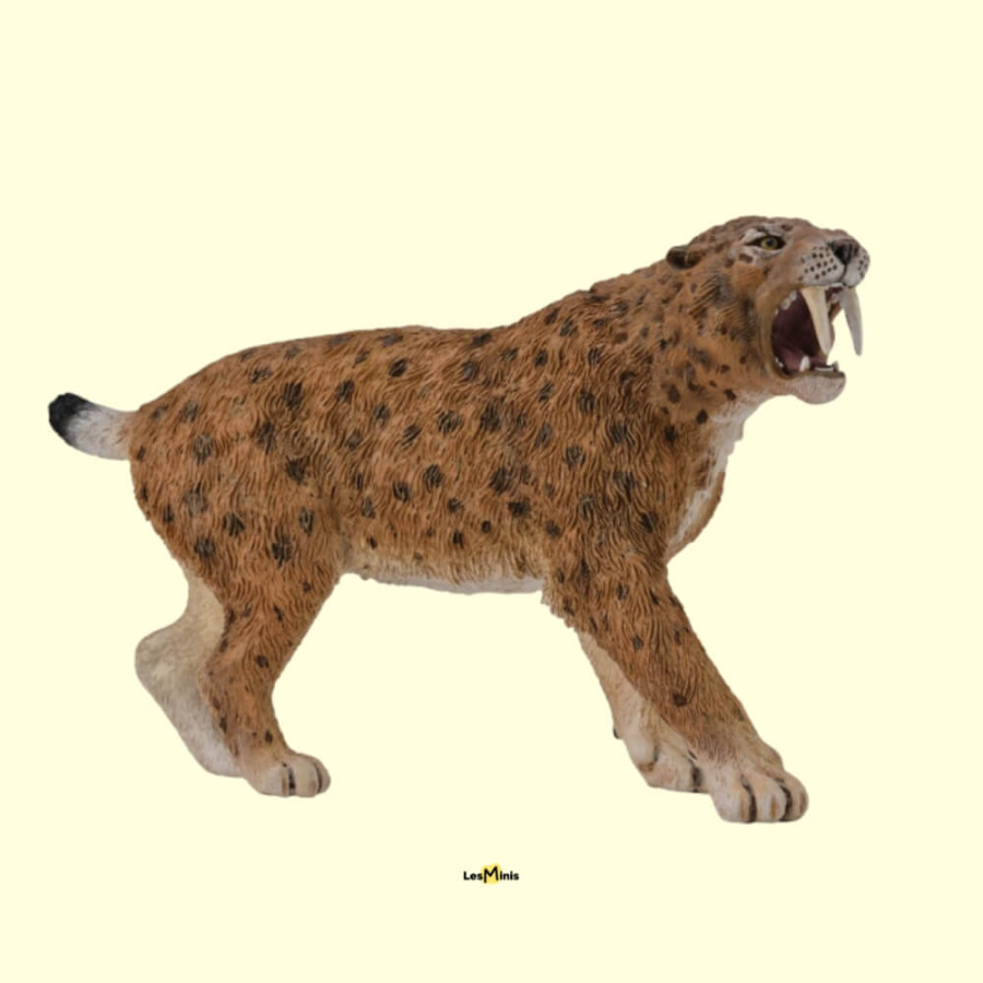 Figurine smilodon CollectA - Tigre a dents de sabre - Animal préhistorique 88715