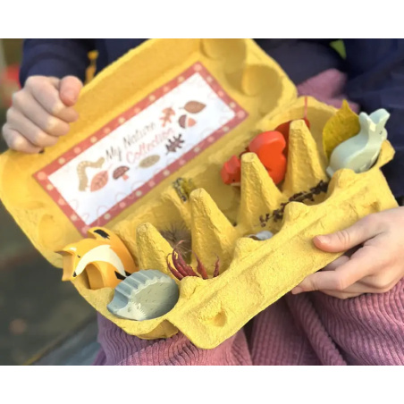 Figurine Hérisson Tender Leaf - Jouet en bois - Animal de forêt