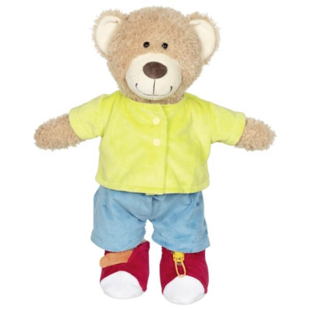Ours en peluche éducatif – Pour apprendre à s'habiller dès 2 ans
