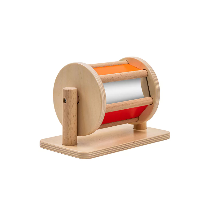 Tambour Tournant Montessori - Développement Sensoriel Bébé Nienhuis