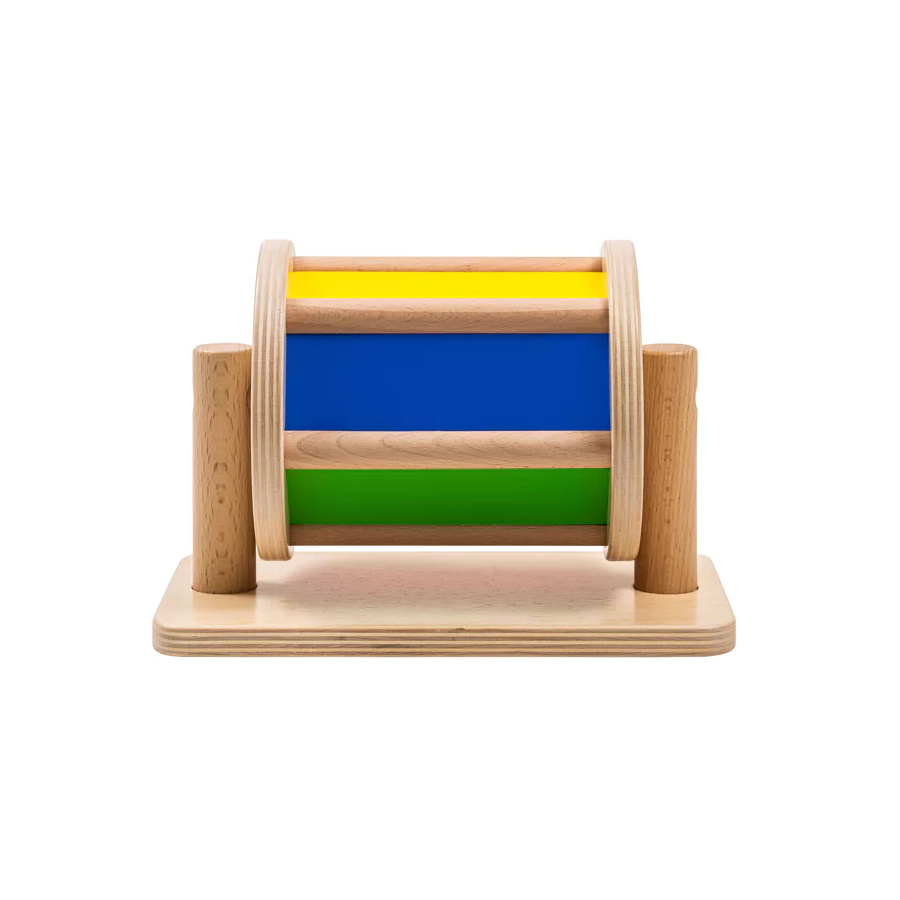 Tambour Tournant Montessori - Développement Sensoriel Bébé Nienhuis