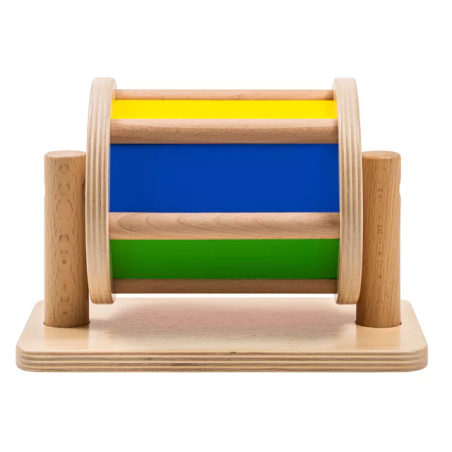 Tambour Tournant Montessori - Développement Sensoriel Bébé Nienhuis
