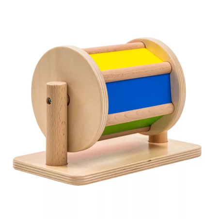 Tambour Tournant Montessori - Développement Sensoriel Bébé Nienhuis