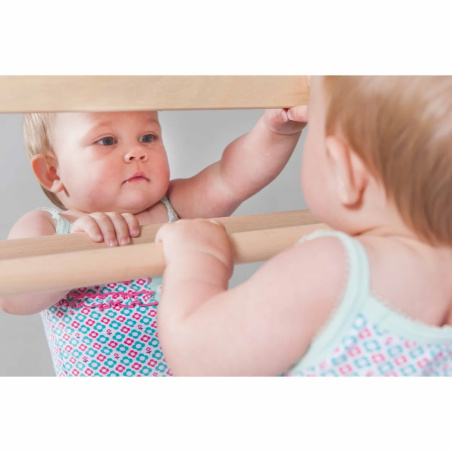 Miroir motricité barre traction | Éveil Pikler Montessori