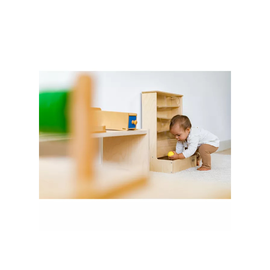 Balle Tracker Montessori AMI - Suivi Visuel Descente Balle Nienhuis
