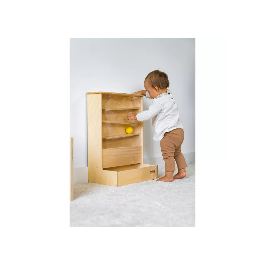 Balle Tracker Montessori AMI - Suivi Visuel Descente Balle Nienhuis