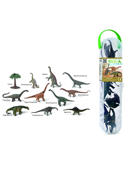 Tube CollectA Sauropodes Miniatures – Dinosaures Préhistoriques