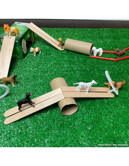 Figurines Chiens - tube Safari Ltd® 695504 | Jouet réaliste | Matériel pédagogiqueAnimaux Montessori