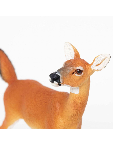 Figurine Biche de Virginie 180129 - Safari Ltd - Découverte Faune Forestière
