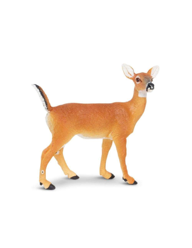 Figurine Biche de Virginie 180129 - Safari Ltd - Découverte Faune Forestière