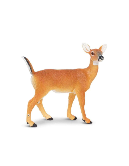 Figurine Biche de Virginie 180129 - Safari Ltd - Découverte Faune Forestière