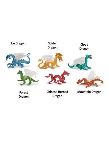 Tube Safari Ltd – Dragons | Figurines à Collectionner et à Jouer