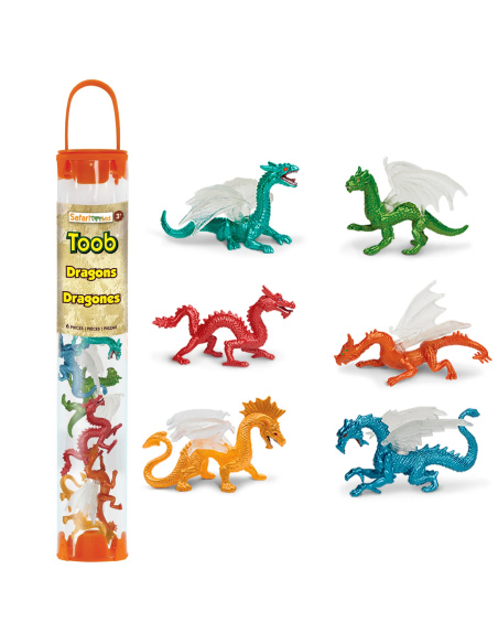 Tube Safari Ltd – Dragons | Figurines à Collectionner et à Jouer