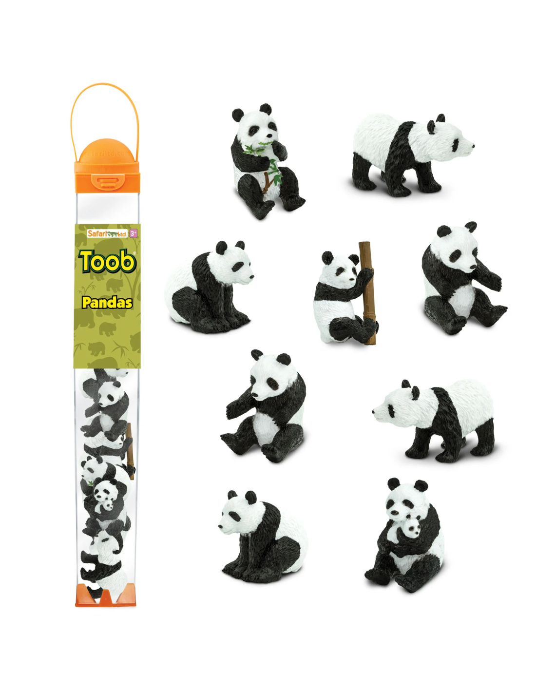 Safari - Figurines Tubo Les Singes – Lot De Singes Et Gorilles – Jouet D'Imagination Dès 3 Ans