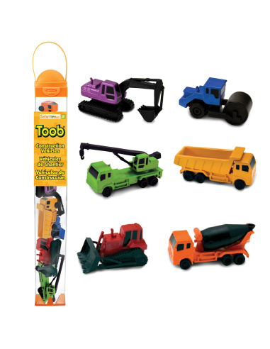 Figurines Safari Toob Véhicules de Construction pour l'Éducation - 100941