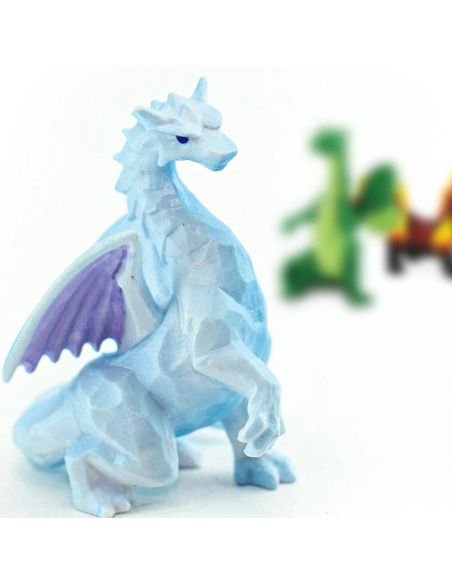 Tube lot de figurines Dragons - Toob Safari 100416