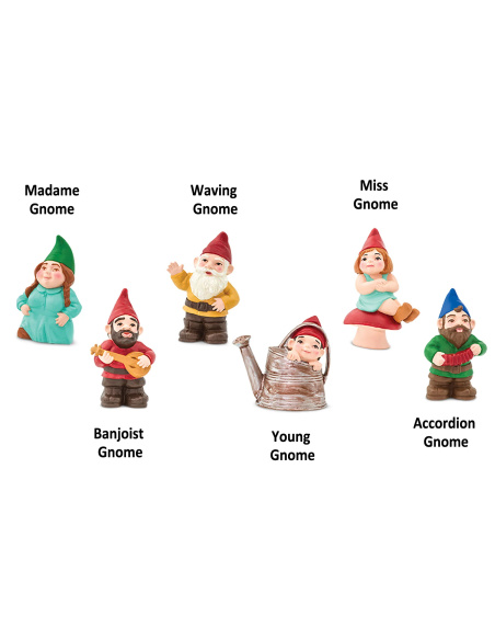Famille de Gnomes -Tube Safari Ltd | Un Monde Féerique à Portée de Main