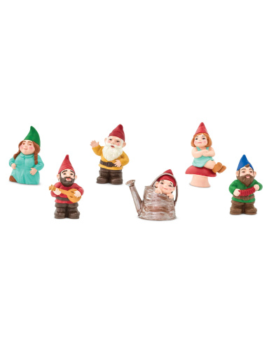 Famille de Gnomes -Tube Safari Ltd | Un Monde Féerique à Portée de Main