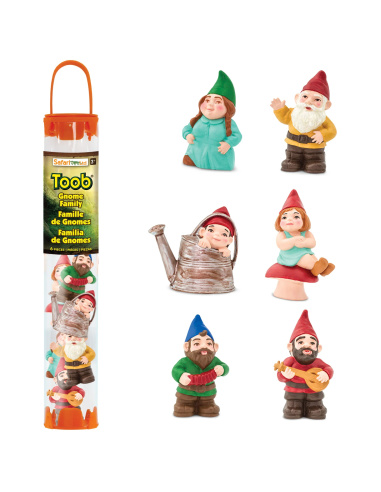 Famille de Gnomes -Tube Safari Ltd | Un Monde Féerique à Portée de Main