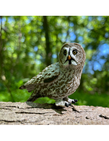 Figurine Chouette Lapone Réaliste | Safari Ltd | Rapaces Nocturnes