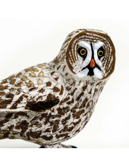 Figurine Chouette Lapone Réaliste | Safari Ltd | Rapaces Nocturnes