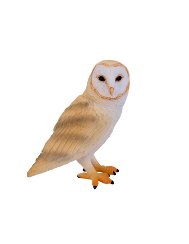 Figurine de Chouette Effraie Mojo - Réaliste et Éducative 381054