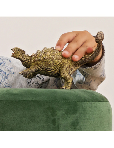 Figurine Ankylosaurus par Schleich - Dinosaure ankylosaure blindé du Crétacé