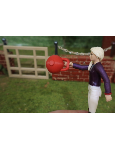 Balle de Jeu pour Cheval - Accessoire pour Figurines Équestres Schleich et Collecta