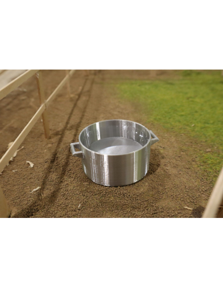 Bac à Eau pour Figurines de Chevaux - Effet Métal - LesMinis