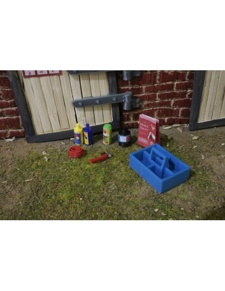 Bac de Pansage Complet pour Dioramas Équestres Miniatures - LesMinis