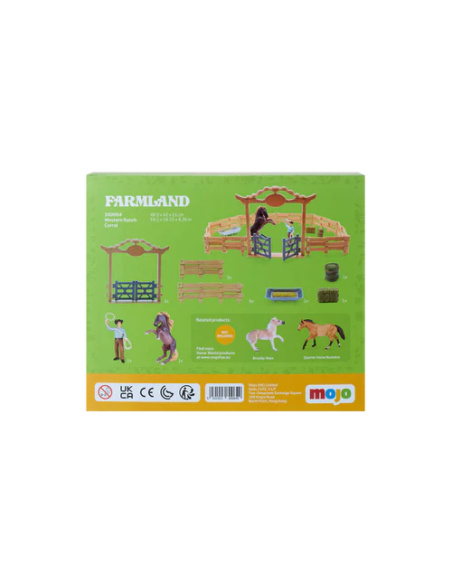 Enclos de Ranch Western avec Cheval et Cowboy – Ferme et Ranch | Mojo