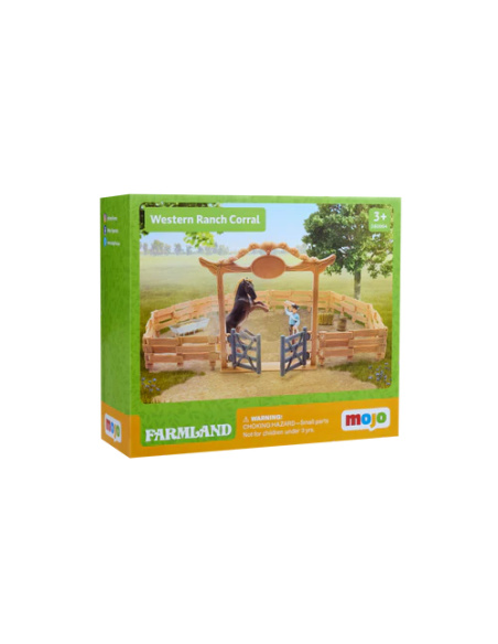 Enclos de Ranch Western avec Cheval et Cowboy – Ferme et Ranch | Mojo