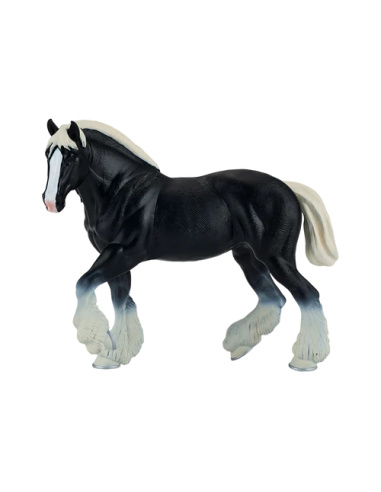 Figurine Cheval Clydesdale Noir – Chevaux | Mojo