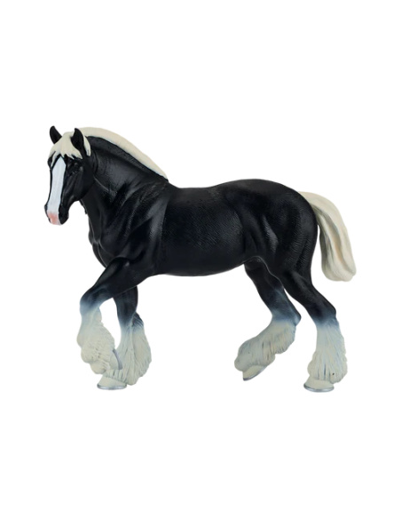 Figurine Cheval Clydesdale Noir – Chevaux | Mojo