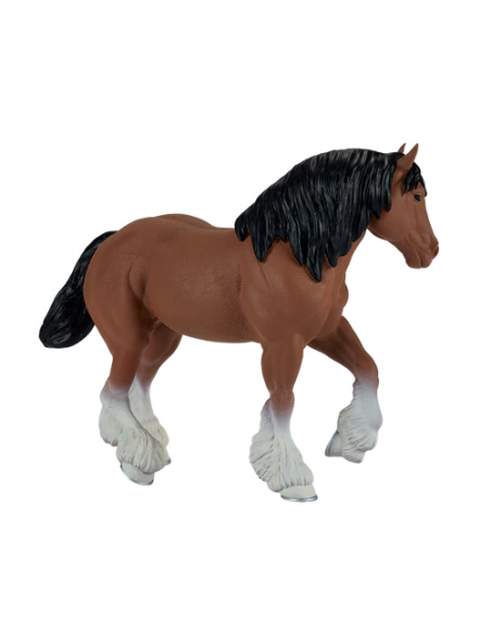Figurine Cheval Clydesdale Marron – Chevaux | Mojo